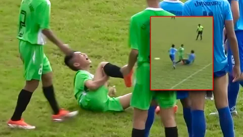 เป็นอย่างไร ? เปิดอาการล่าสุด "นักเตะวัย 13 ปี" หลังโดน "แข้งปทุมคงคา" เสียบหนัก