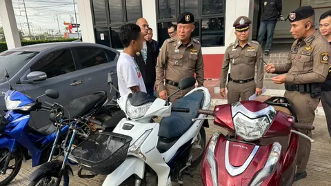 หาเงินเที่ยวพูลวิลล่า รวบ 3 หนุ่มไทย-พม่าตั้งแก๊งขโมยจักรยานยนต์ เงินหมด ก่อเหตุใหม่