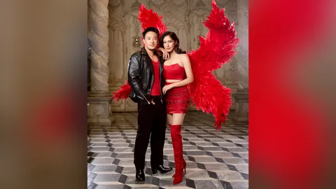 เบนซ์ พรชิตา Victoria’s Secret เมืองไทย มิค เสิร์ฟ แฟชั่นคู่รักปีกแดงไฟลุก