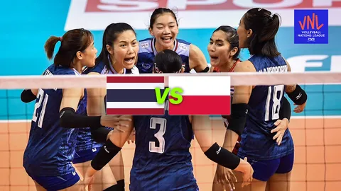 ช่องทางชมสด VNL 2025 วอลเลย์บอลหญิงทีมชาติไทย พบ โปแลนด์ สัปดาห์ 1 นัด 1