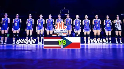 ช่องทางถ่ายทอดสด วอลเลย์บอลหญิงทีมชาติไทย VS เช็ก VNL 2025 สัปดาห์ 2 นัด 3
