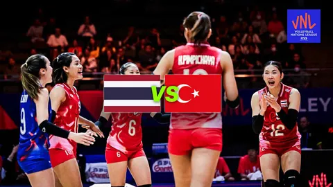 สถิติ 5 นัดหลังสุด "วอลเลย์บอลหญิงทีมชาติไทย" VS "ตุรกี" ก่อนตบเดือด VNL 2025 สัปดาห์ 1 นัด 3