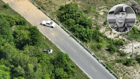 คนร้ายฝังระเบิด 20 กก. ใต้ถนน ปลิดชีพ "ร.ท." ทหารพรานดับ เจ็บ 4