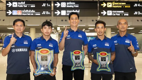 ยามาฮ่า ต้อนรับทัพนักแข่งยามาฮ่า ไทยแลนด์ เรซซิ่งทีม