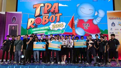 มจพ. ชนะเลิศการแข่งขันหุ่นยนต์ ส.ส.ท. 2568 และเป็นแชมป์ประเทศไทย 2 ปีซ้อน
