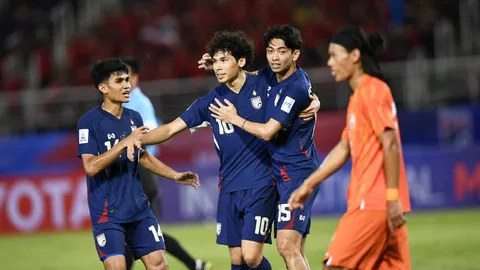 ช้างศึกสำรองโชว์ของ เชือดอินเดีย 2-0 อุ่นเครื่อง ฟีฟ่าเดย์ วอร์มเครื่อง ก่อนเยือนเติร์กเมนิสถาน 