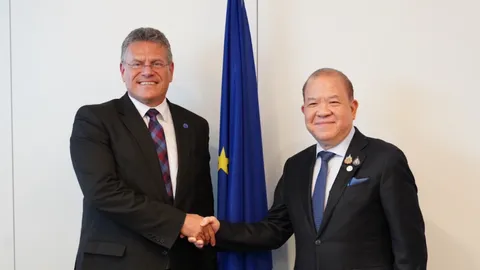 เร่งปิดดีลเอฟทีเอ “ไทย-อียู” “พิชัย” ถกกรรมาธิการยุโรปลุ้นเคลียร์จบปีนี้