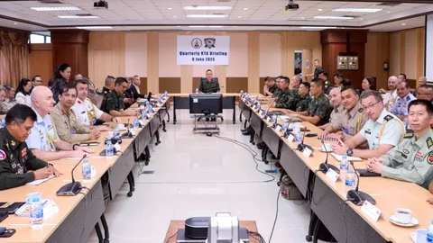 ทบ. เชิญผู้ช่วยทูตฝ่ายทหารต่างประเทศ แจงสถานการณ์ชายแดนใต้ และชายแดนไทย-กัมพูชา