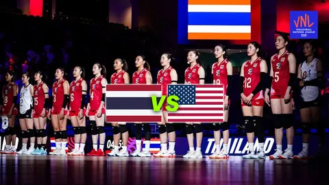 สถิติ 5 นัดหลังสุด "วอลเลย์บอลหญิงทีมชาติไทย" VS "สหรัฐฯ" ก่อนตบเดือด VNL 2025 สัปดาห์ 3 นัด 1