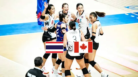 สถิติ 5 นัดหลังสุด "วอลเลย์บอลหญิงทีมชาติไทย" VS "แคนาดา" ก่อนตบเดือด VNL 2025 สัปดาห์ 3 นัด 4