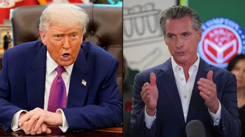 ทรัมป์-ผู้ว่าแคลิฟอร์เนียเถียงกันยับเรื่องโทรศัพท์ งานนี้มีคนพูดไม่จริง