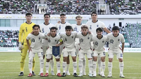 สรุปตารางคะแนน ทีมชาติไทย ล่าสุด หลังบุกพ่าย เติร์กเมนิสถาน ศึกคัดเอเชียนคัพ