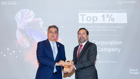 ทรู คอร์ปอเรชั่น ติด  Top 1% ในรายงาน The Sustainability Yearbook 2025