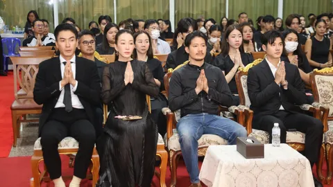 คนบันเทิงร่วมอาลัย-ให้กำลังใจครอบครัวบอย ปกรณ์ ร่วมส่งคุณแม่งามทิพย์ คืนที่ 6