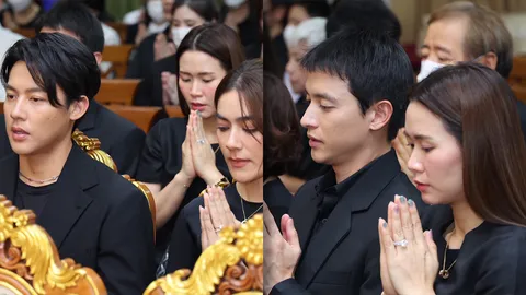 ภาพบรรยากาศงานคืนสุดท้าย คุณแม่งามทิพย์ คนบันเทิงร่วมอาลัย-ส่งกำลังใจให้ครอบครัว