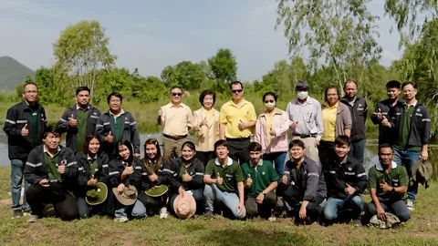 น้ำตาลราชบุรีร่วมฟื้นฟูพื้นที่ป่าเสื่อมโทรม