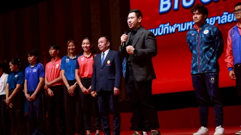 "ศ.ดร.บังอร" ต้อนรับนักศึกษาใหม่ "ม.กรุงเทพธนบุรี" พร้อมโชว์พลังนักกีฬาทีมชาติ สร้างแรงบันดาลใจ