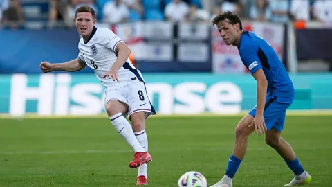 ผลบอล ผลบอลเมื่อคืน อังกฤษ ได้แค่เสมอ สโลวีเนีย ลุ้นเข้ารอบนัดท้าย ยูโร ยู-21