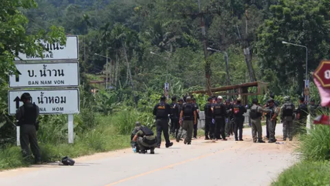 บึ้มทหารพราน โจรใต้ดักคอสะพาน กดรีโมตตูมดังสนั่น ขาขาด-พลีชีพ 1 นาย บาดเจ็บอีก 5