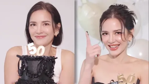 อ้อม พิยดา ฉลองวันเกิดอายุครบ 50 ปี สวยปังหน้าเด็กแทบลืมอายุจริง (คลิป)