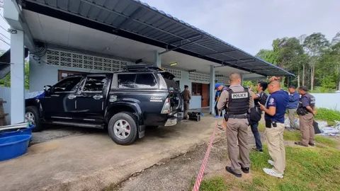 อดีตทหารเรือนามสกุลดัง ฉุนเพื่อนบ้านติดเครื่องรถเสียงดัง ยิงเมียดับ-ผัวสาหัส