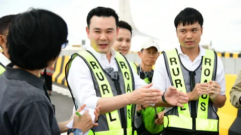 ตรวจ "สะพานข้ามคลองมหาสวัสดิ์" ขาออก ก่อนเปิดใช้งาน เพิ่มศักยภาพถนนราชพฤกษ์