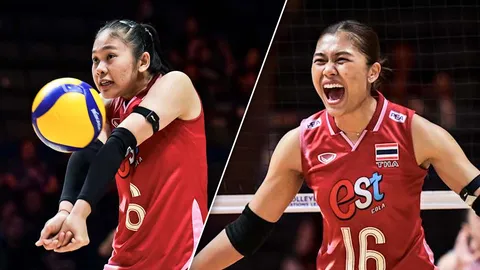“วริศรา-พิมพิชยา” ท็อปสกอร์ “วอลเลย์บอลหญิงไทย” เปิด 5 ผู้ทำคะแนนสูงสุด เกมแพ้ เช็ก 