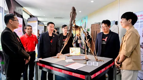 ค้นพบ "เทอโรซอร์" สัตว์เลื้อยคลานบินได้ ตัวแรกของไทย อายุ 130 ล้านปี 