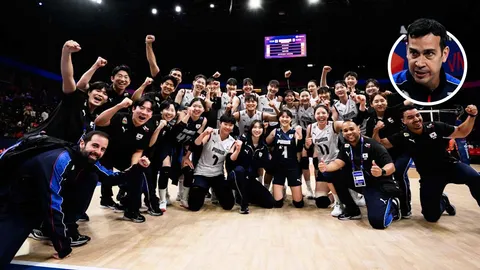 เฮดโค้ช “เกาหลีใต้” ย้ำคำเดิม! เป้าหมายคือ “รอดตกชั้น VNL 2025”