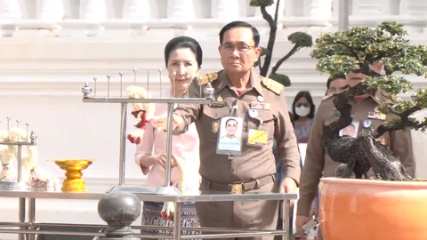 “ปธ.องคมนตรี-บิ๊กตู่-นายกฯ” เข้าเฝ้าถวายเครื่องสักการะสมเด็จพระสังฆราช วันคล้ายวันประสูติ