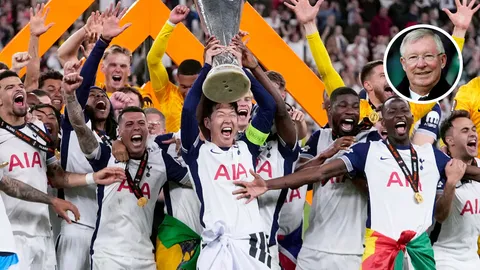 Lads, it's Tottenham! ไก่เดือยทองล้อแรง ปล่อยเสื้อฉลองแชมป์ ยูโรปา ลีก แซะเฟอร์กี้แบบจัดเต็ม