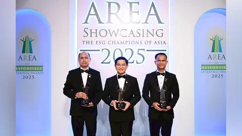 PEA คว้ารางวัล ระดับนานาชาติ AREA 2025 จาก 3 สาขา 7 ปี ติดต่อกัน