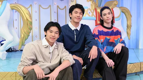 "3 หนุ่ม" ทายาทซุปตาร์ “คุน&จุน&ปาแปง” หล่อแรงทะลุเลนส์ ใน "3 แซ่บ"