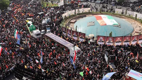 อิหร่านจัดรัฐพิธีศพให้ผู้นำกองทัพ-นักวิทยาศาสตร์ ที่ถูกอิสราเอลสังหาร