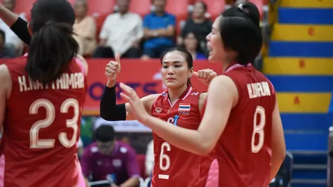 ผลวอลเลย์บอลหญิงไทย U21 บดชนะ เวียดนาม U21 สุดระทึก คว้าชัยแรก VTV Cup 2025