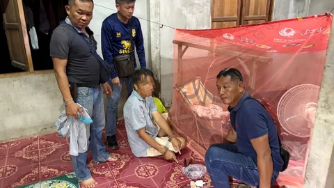 ลูกเขยโหด อ้างสุดทนพ่อตาเข้าข้างลูกสาว มีดจ้วงแทงดับ ตำรวจน้ำพอง รวบทันควัน