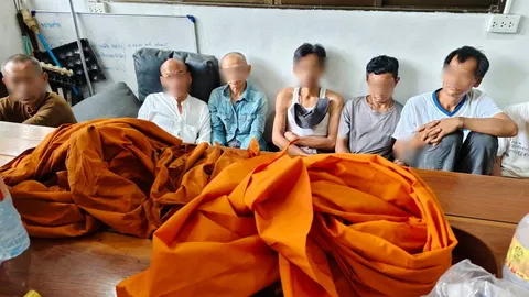 บุกวัดจับสึก 3 รูป พระ-ลูกศิษย์ เสพยาบ้า-กัญชาคากุฏิ บอกหากพ้นโทษ จะกลับมาบวชใหม่