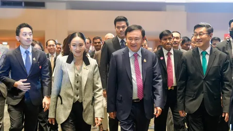 “ทักษิณ” เปิดตัว ThaiWORKS  หวังต่อยอดโอทอป ฝาก “บิ๊กอ้วน” ขับเคลื่อน รอ “อิ๊งค์” กลับมาลุยงานต่อ