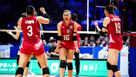 "ควีนบีม" ท็อปสกอร์ไทย เปิด 5 ผู้ทำคะแนนสูงสุด เกมแพ้ "อเมริกา" ศึก VNL 2025