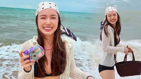 บัว–นลินทิพย์ สลัดลุคแซ่บ นุ่งบิกินีท้าลมร้อนเล่นน้ำทะเล สวยเซ็กซี่เบาๆ สะกดทุกสายตา