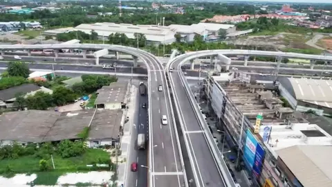 เปิดใช้งานทางแยกต่างระดับบ้านแพ้วชั่วคราวระหว่าง 10-14 ก.ค.2568 ช่วงหยุดยาว