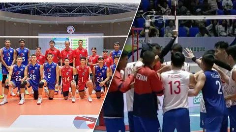 อันดับโลกล่าสุด "วอลเลย์บอลชายไทย" ร่วง "เวียดนาม" จี้ติด หลังแพ้ SEA V.League 2025