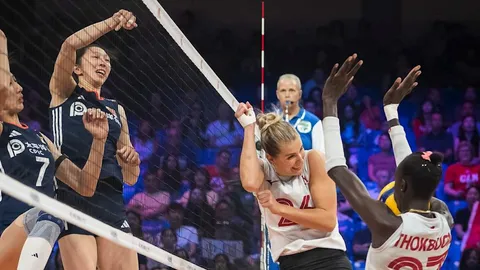 สรุปผล วอลเลย์บอลหญิงเนชั่นส์ลีก VNL 2025 วันเสาร์ที่ 12 ก.ค. 68