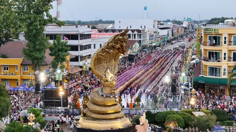 "มนพร" นำรำศรีโคตรบูร บูชาศรีสัตตนาคราช หนุนท่องเที่ยวสายมู กระตุ้นเศรษฐกิจ