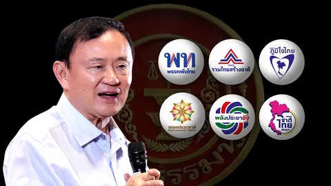 ย้อนปฏิบัติการ “บ้านจันทร์ส่องหล้า” สู่คำร้อง “ทักษิณ” ครอบงำ 6 พรรคดัง อาจถึงขั้นยุบพรรค