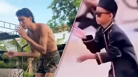 "นาบิล" แชมป์โลกมวยไทย โชว์ท่าเต้นไวรัล "หนุ่มน้อยหัวเรืออินโดฯ" (คลิป)