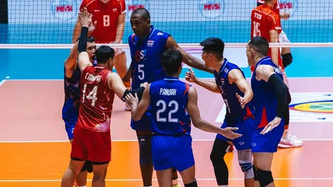 ผลวอลเลย์บอลชาย ซี วี ลีก 2025 สัปดาห์ 2 “ทีมชาติไทย” ถล่ม “กัมพูชา” 3-1 เซต