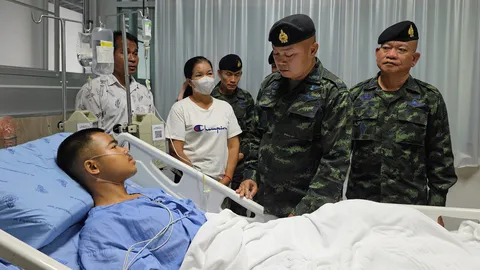 ‘เขมร’ ลอบกัด ฝังระเบิด ทหารไทยเจ็บ 3 ขาขาด 1 นาย ใกล้ ‘ช่องบก’ ‘บิ๊กกุ้ง’ เยี่ยมสั่งช่วยเต็มที่