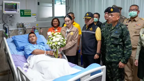 “อิ๊งค์” บินเยี่ยมทหารเหยียบระเบิดช่องบก นับถือในความเสียสละ สั่งเร่งสอบข้อเท็จจริง