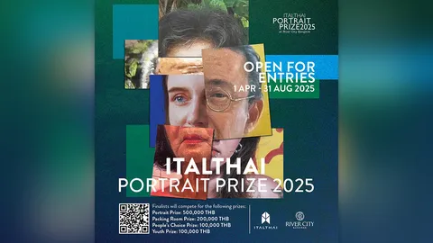 กลับมาอีกครั้งกับ “Italthai Portrait Prize 2025” การแข่งขันวาดภาพพอร์ตเทรตระดับประเทศประจำปี 2568
